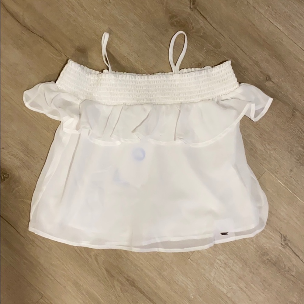 Mayoral size 10 white float girls top. NWT